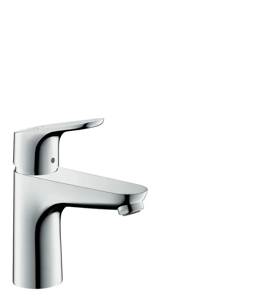 Hansgrohe Focus Basin Mixer 100 Lowflow W/o Rod Chrome product image - Image 1