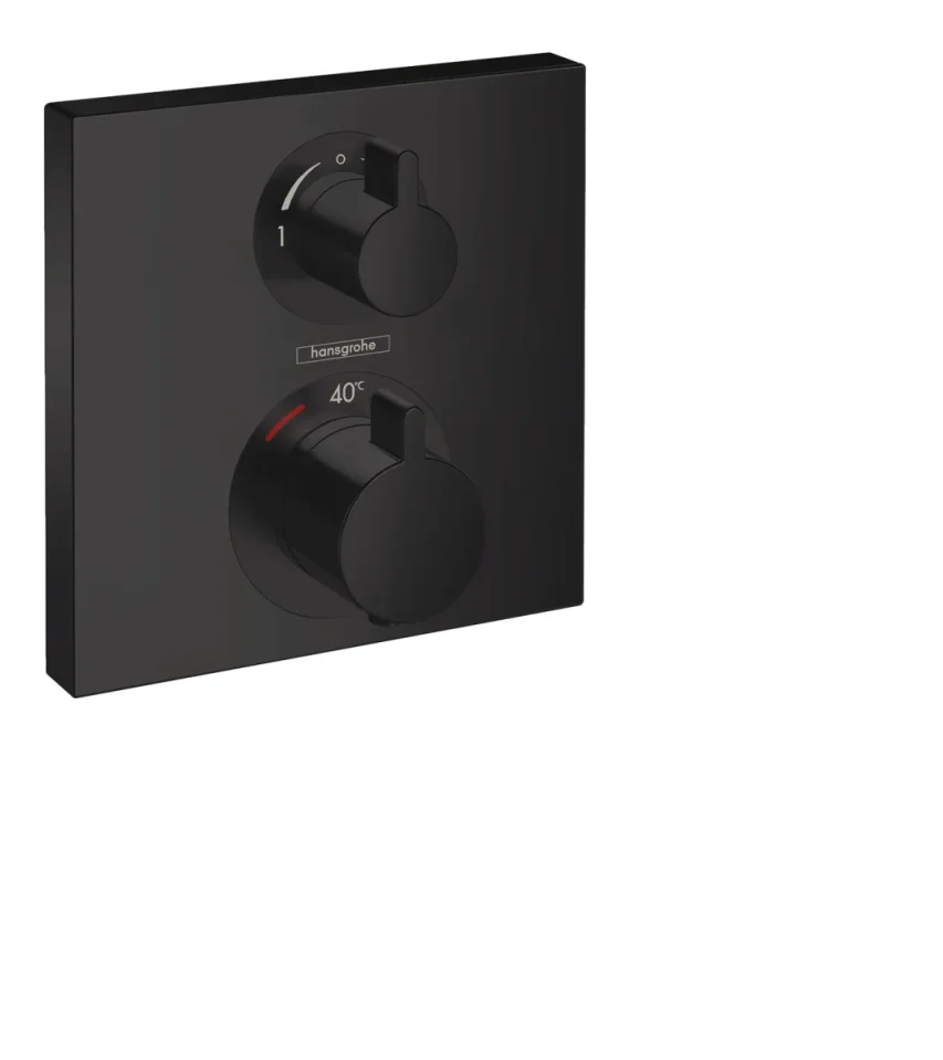 Hansgrohe Ecostat Square Th Conc.2f Matt Black Matt Black product image - Image 1