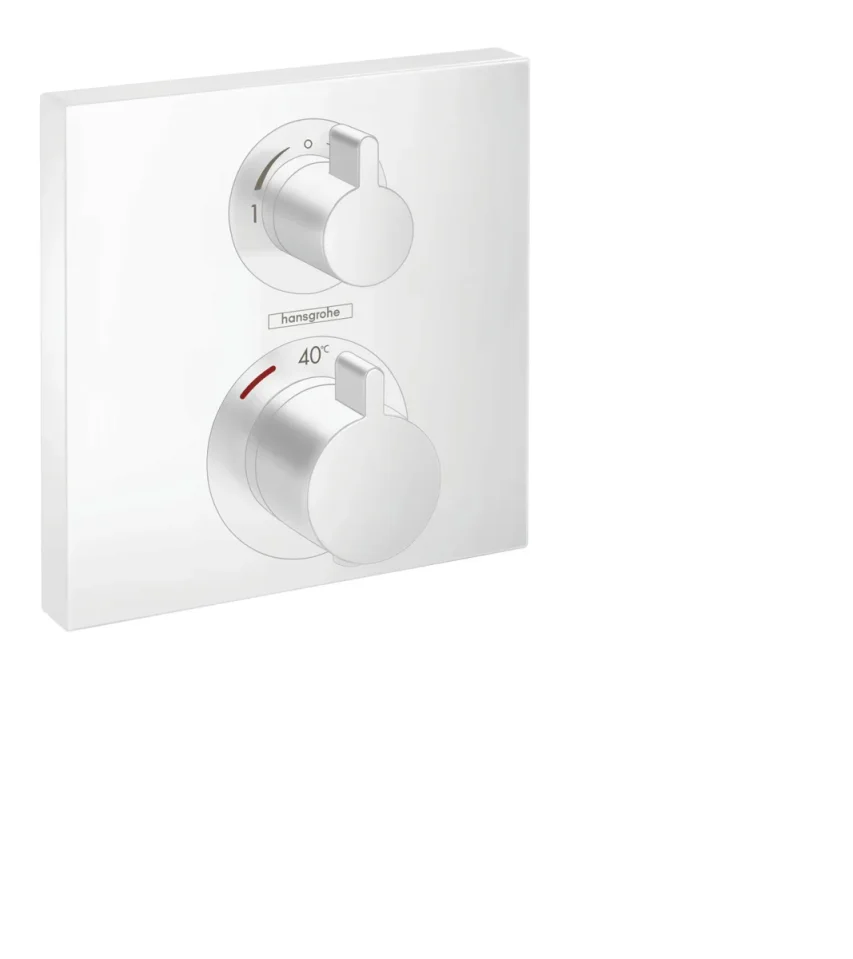 Hansgrohe Ecostat Square Th Conc.2f Matt White Matt White product image - Image 1
