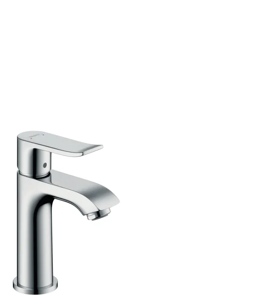 Hansgrohe Metris Basin Mixer 100 Small W/o Rod Chrome