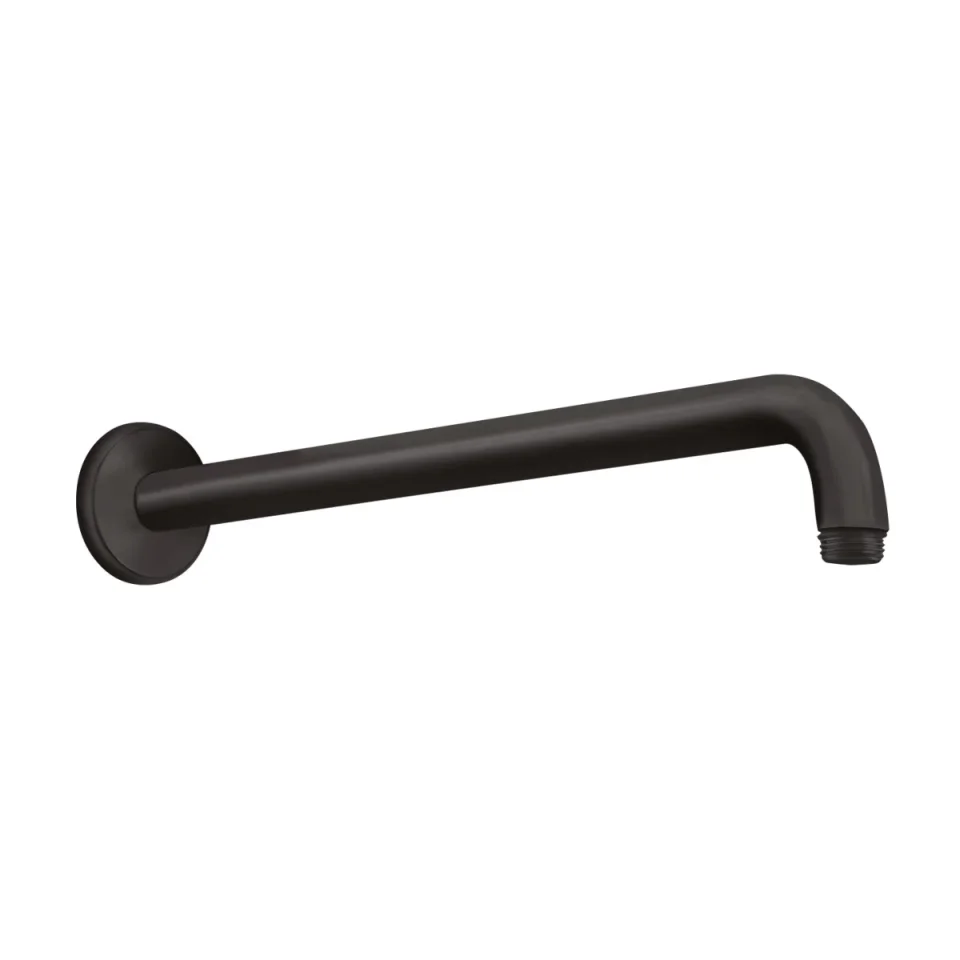 Hansgrohe Shower Arm Dn15 389mm Matt Black Matt Black product image - Image 1