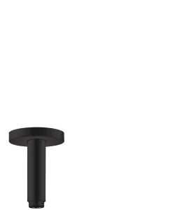 Hansgrohe Ceiling Connector S 100mm Matt Black Matt Black