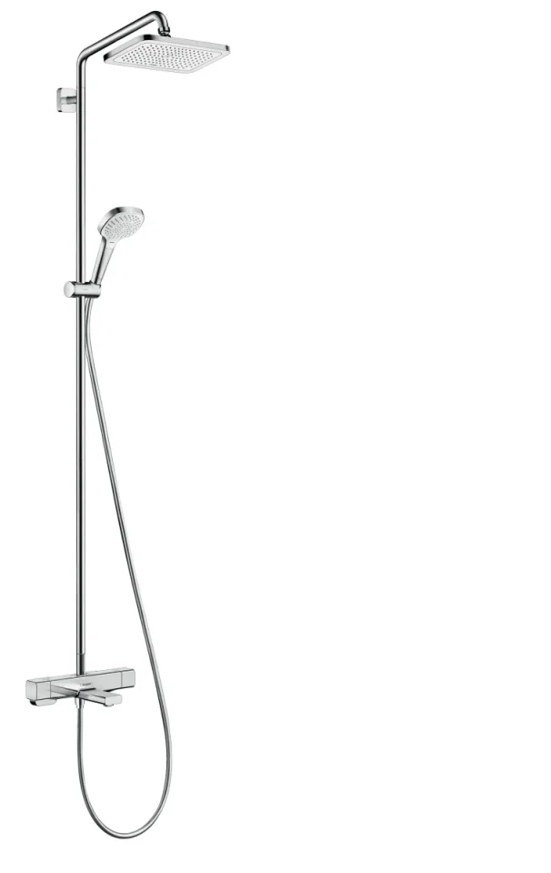 Hansgrohe Croma E 280 1jet Shp Th Bath Chrome Chrome product image - Image 1