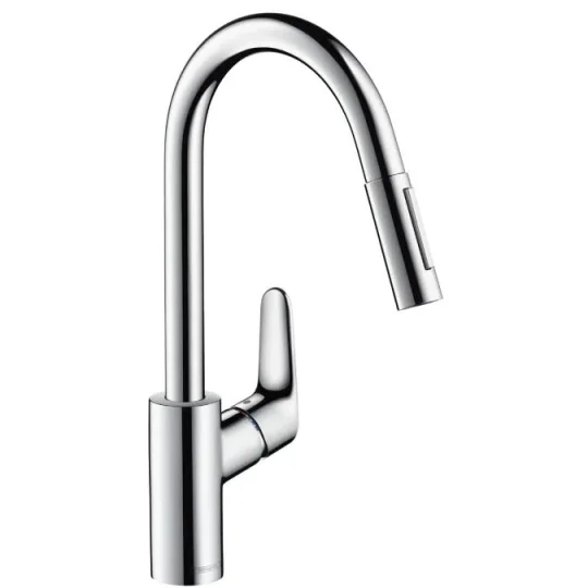 Hansgrohe Focus M41 Km 240 2j P-out Chrome detail view - Image 2