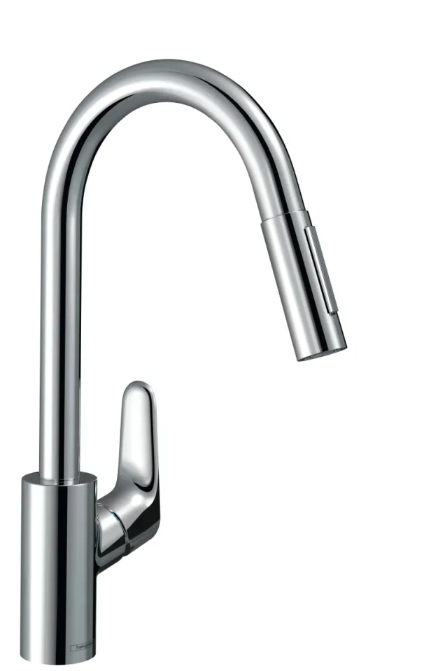 Hansgrohe Focus M41 Km 240 2j P-out Chrome product image - Image 1