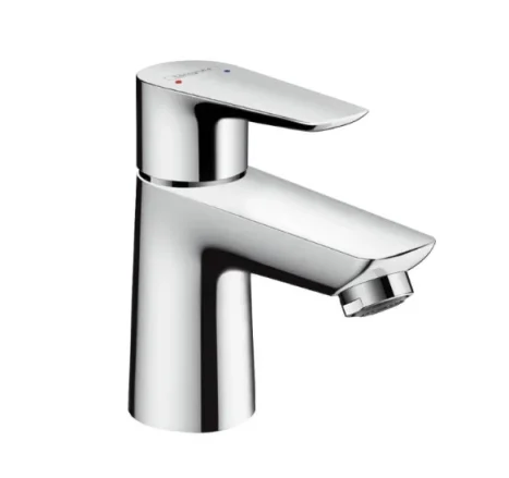 Hansgrohe Talis E Basin Mixer 80 W/o Waste Chrome detail view - Image 2