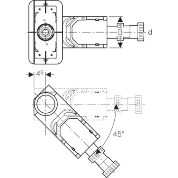 Geberit 154.154.00.1 Inst Set Cleanline D55 H90 detail view - Image 2