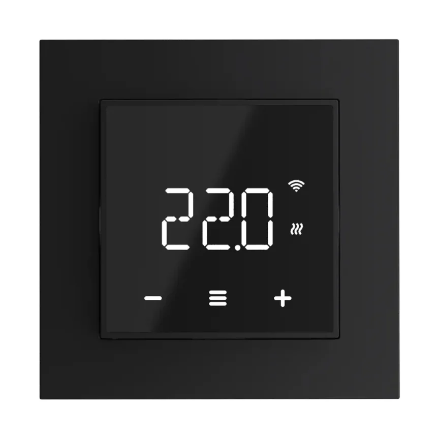 Thermosphere T-mo Electric Heating Thermostat 16a Black product image - Image 1
