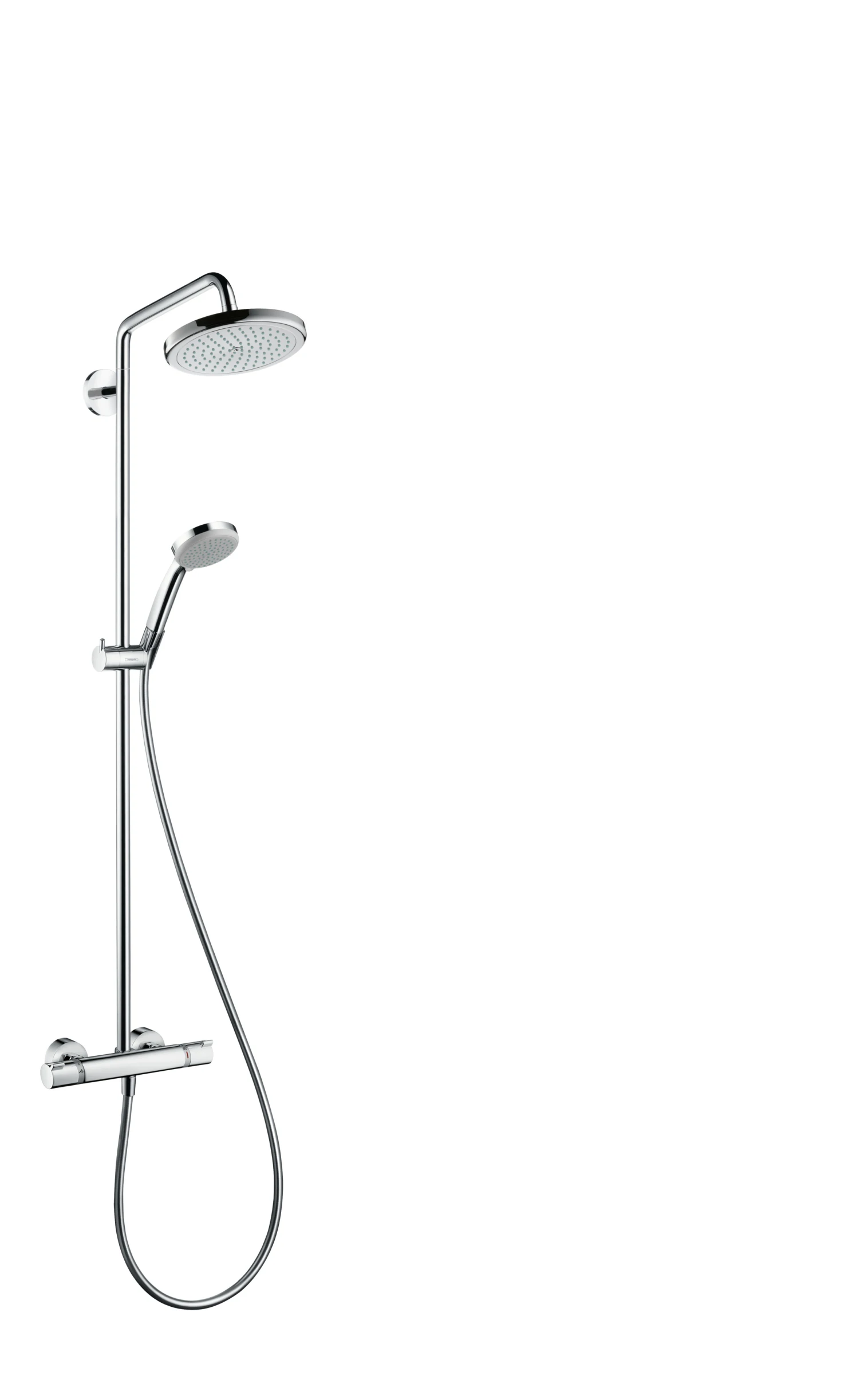 Hansgrohe Croma Showerpipes With Thermostatic Mixer 1100 X 355 X 125mm Chrome