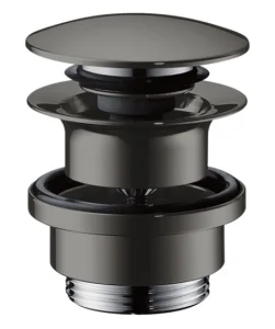 Axor Waste Set 11/4" Push-open For Basin And Bidet Mixers Polished Black Chrome