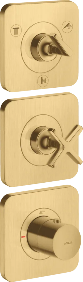Axor Citterio E Basic Set For Thermostat Module 38 Mm X 12 Mm For 3 Outlets detail view - Image 3