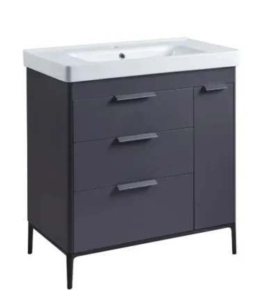 Roper Rhodes Fairmont 800mm Freestanding Unit - Matt Carbon product image - Image 1