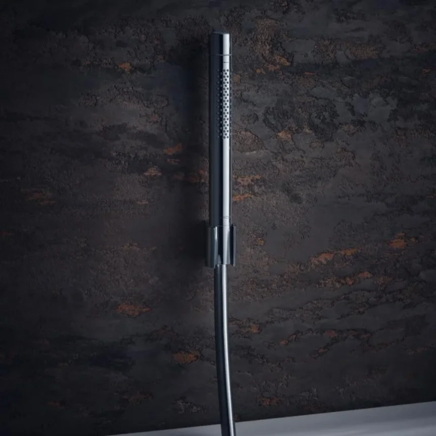 Axor Starck Baton Hand Shower 1jet Chrome detail view - Image 2