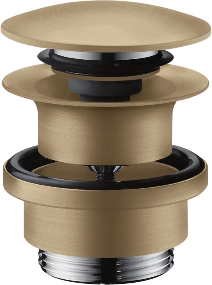 Axor Waste Set 11/4" Push-open For Basin And Bidet Mixers Brushed Bronze product image - Image 1