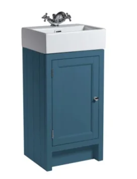 Roper Rhodes 450mm Hampton Cloakroom Unit - Derwent Blue product image - Image 1