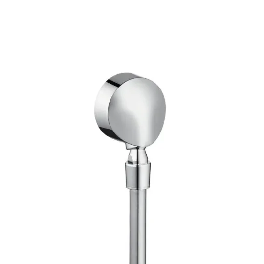 Hansgrohe Fixfit E W/ball Joint Non Return V. Chrome detail view - Image 2