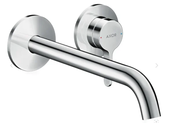 Axor One Single Lever Basin Mixer For Concealed Installation Wall-mounted With Lever Handle And Spout 220 Mm Chrome