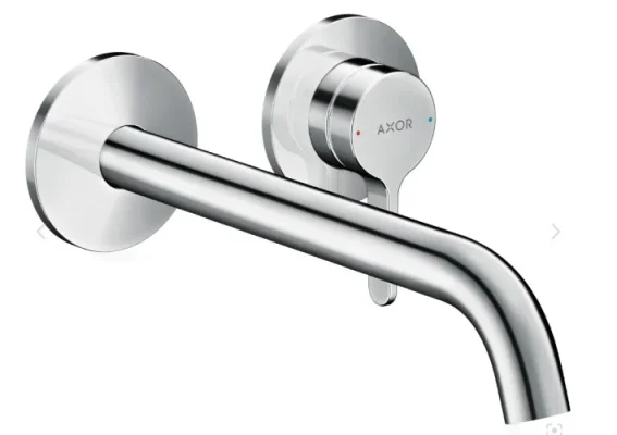 Axor One Single Lever Basin Mixer For Concealed Installation Wall-mounted With Lever Handle And Spout 220 Mm Chrome product image - Image 1