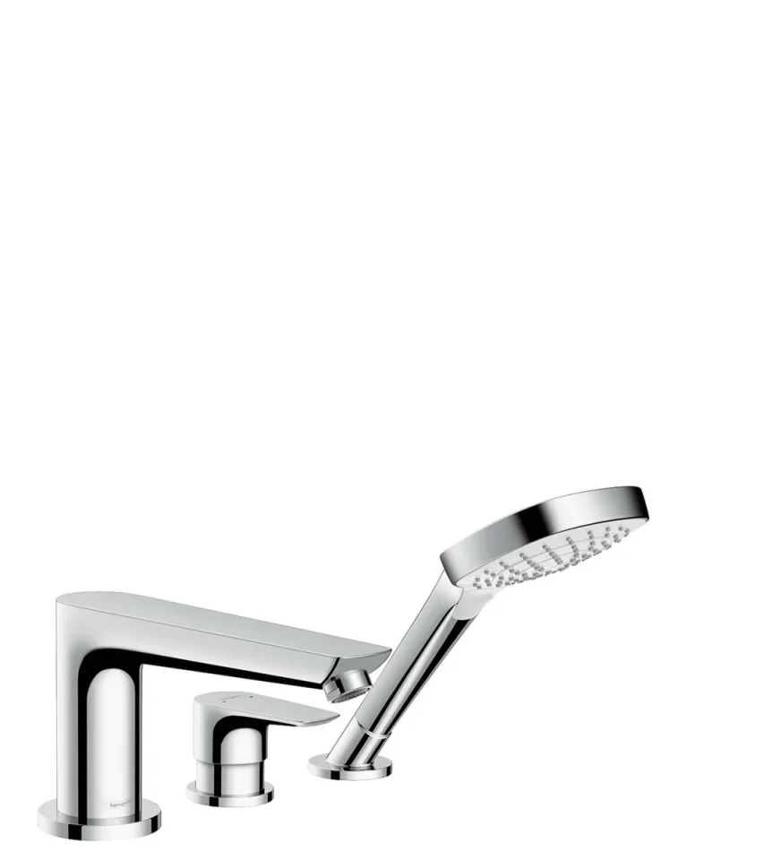 Hansgrohe Talis E 3-h.bath Mixer Fs Rim Chrome Chrome product image - Image 1
