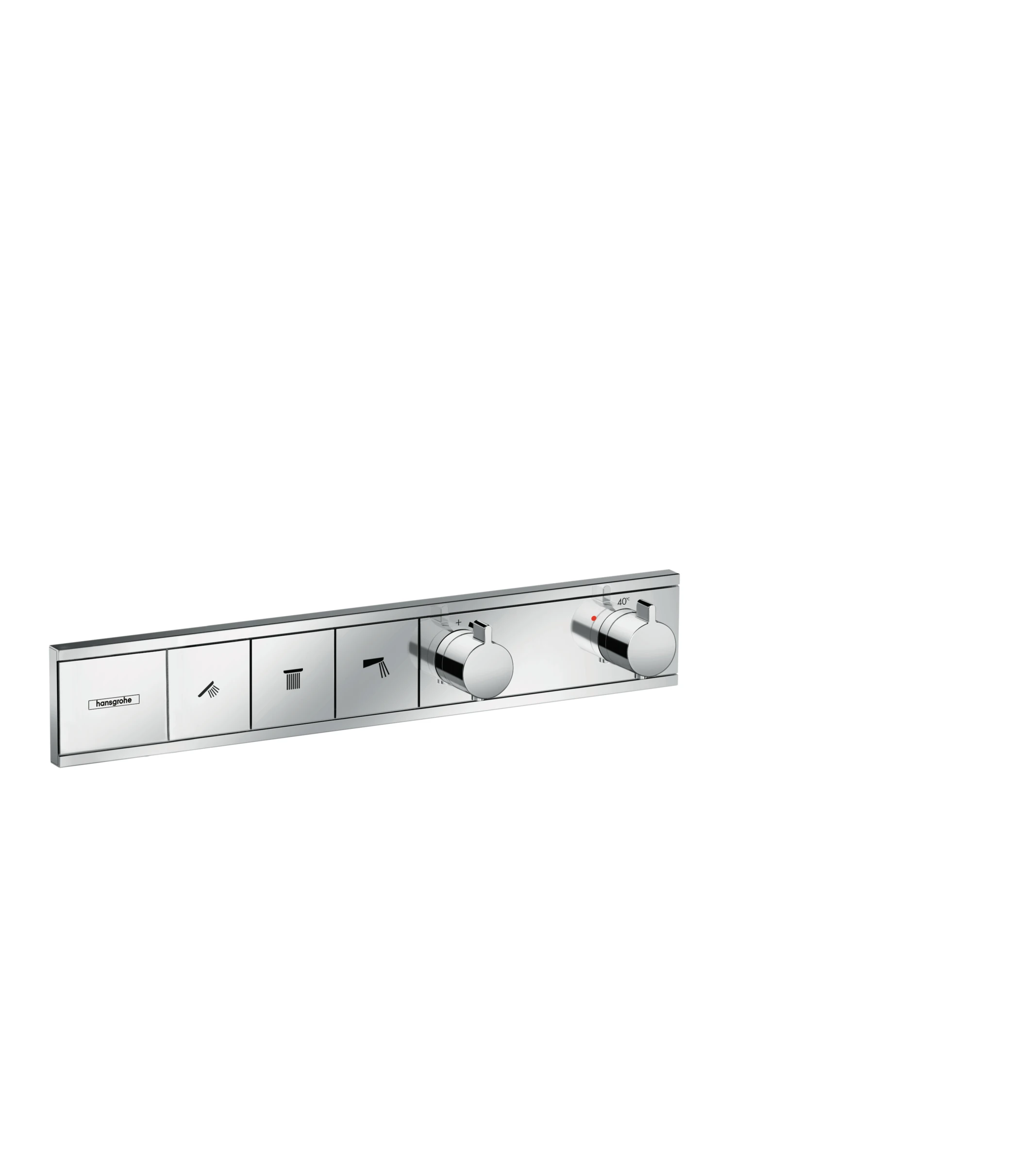Hansgrohe Rainselect Thermostatic Shower Mixer Concealed 559 X 396 X 154mm Chrome