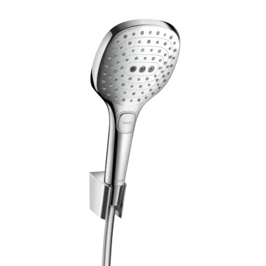 Hansgrohe Rd Select E 120 Porter Set 1600mmchrome detail view - Image 2