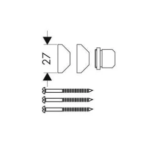 Hansgrohe Corner Fitting Set Raindance Unica's detail view - Image 2