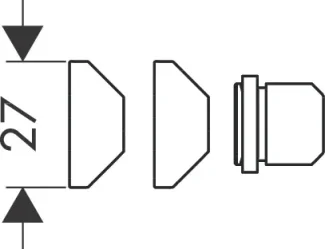 Hansgrohe Corner Fitting Set Raindance Unica's detail view - Image 3