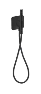Axor Citterio C Porter Unit 120/120 Softsquare With Baton Hand Shower 2jet And Textile Shower Hose Matt Black
