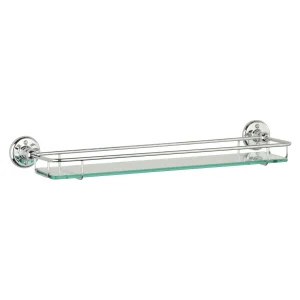 Roper Rhodes Keswick Glass Gallery Shelf - Chrome