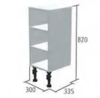 Roper Rhodes 300mm Standard Depth Shelf Storage Unit - White