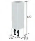 Roper Rhodes 200 Cupboard Door Pack - Powder Grey
