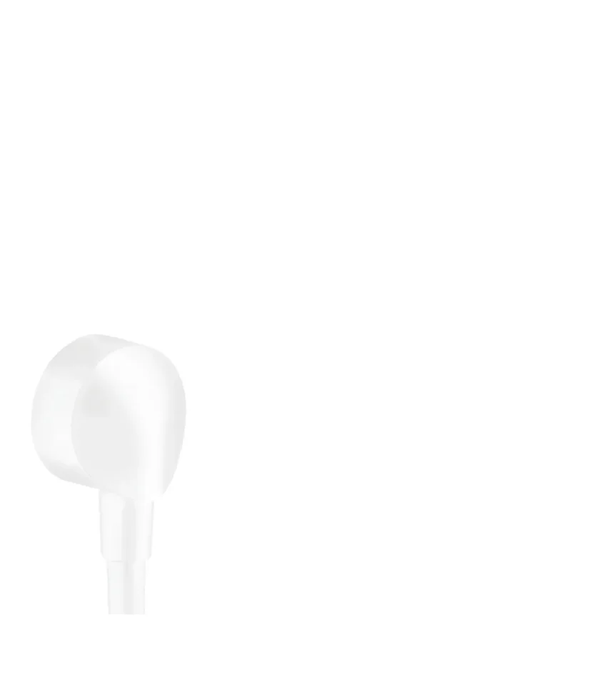 Hansgrohe Fixfit Wall Outlet Dn15 Mw Matt White product image - Image 1