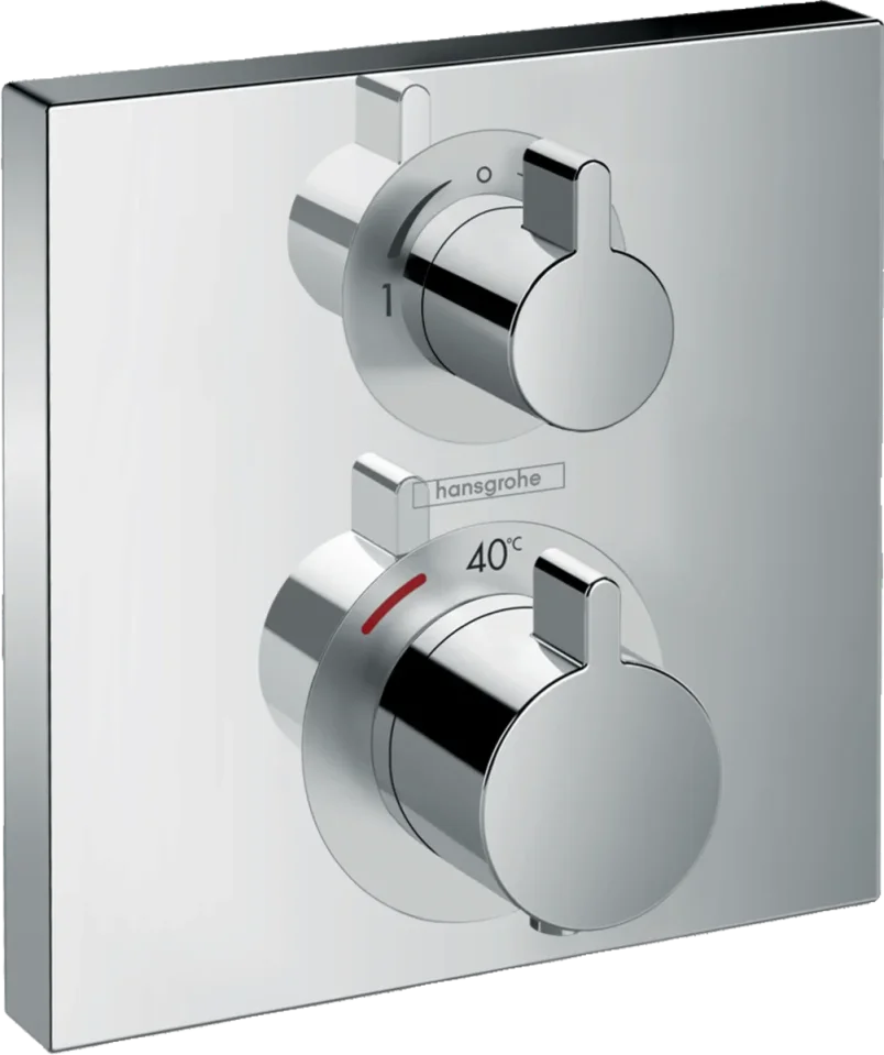 Hansgrohe Ecostat Square Term.conc.2 Functions Chrome detail view - Image 2