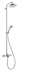 Hansgrohe Croma 220 Showerpipe Bath Tub W.therm Chrome