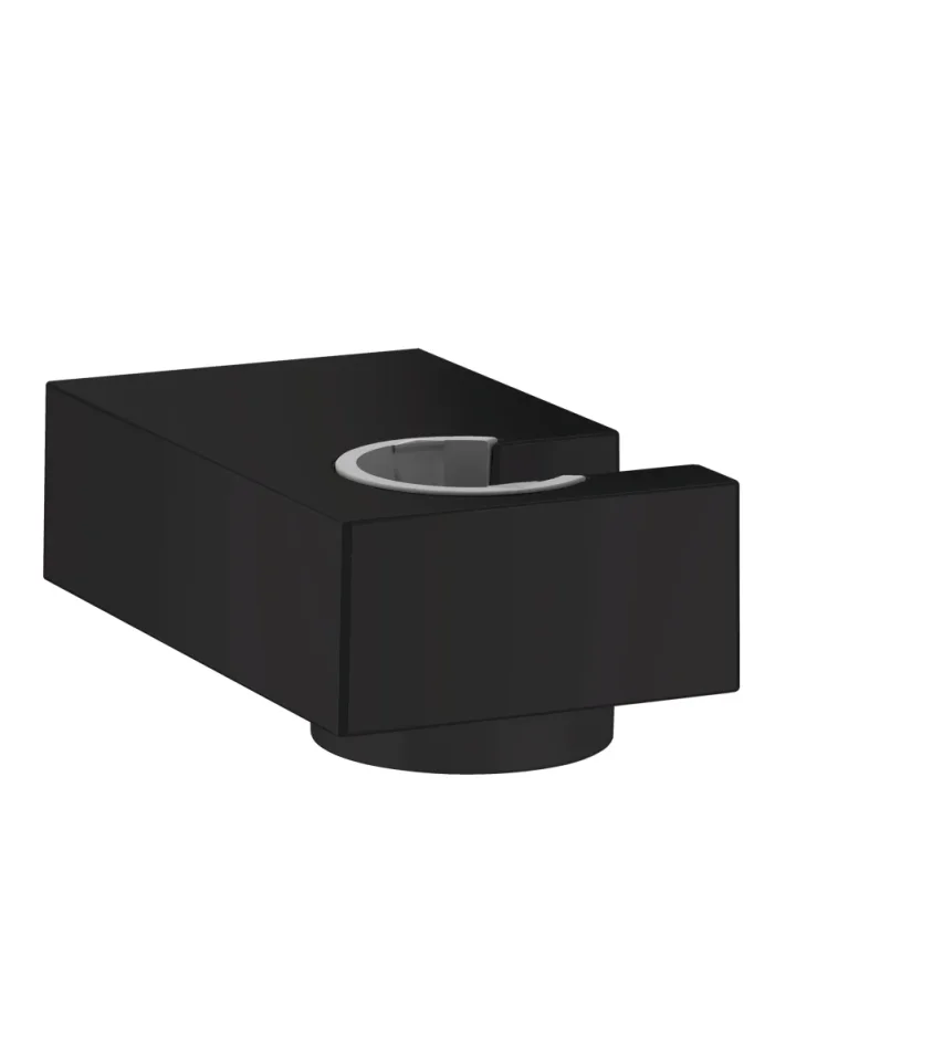 Hansgrohe Porter E Shower Holder Matt Black Matt Black product image - Image 1