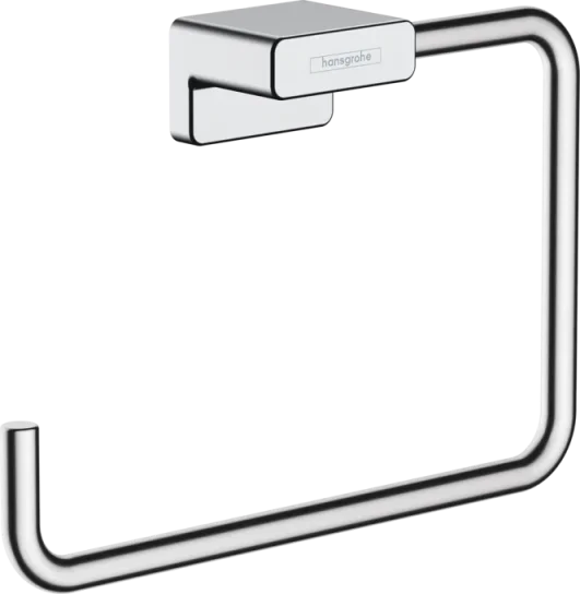Hansgrohe Addstoris Towel Ring Chrome Chrome product image - Image 1