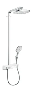 Hansgrohe Xx Rd Select E 300 2jet Showerpipe White/chrome