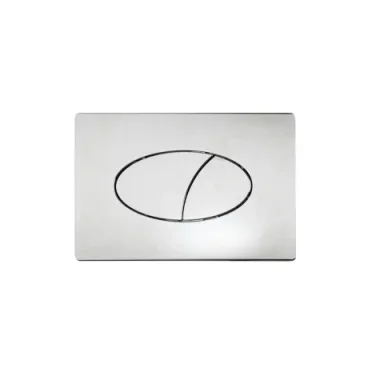 Roper Rhodes Ellipse Dual Flush Push Plate - Chrome product image - Image 1