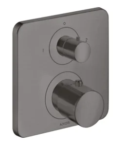 Axor Citterio M Thermostatic Mixer For Concealed Installation With Shut-off / Diverter Valve Brushed Black Chrome