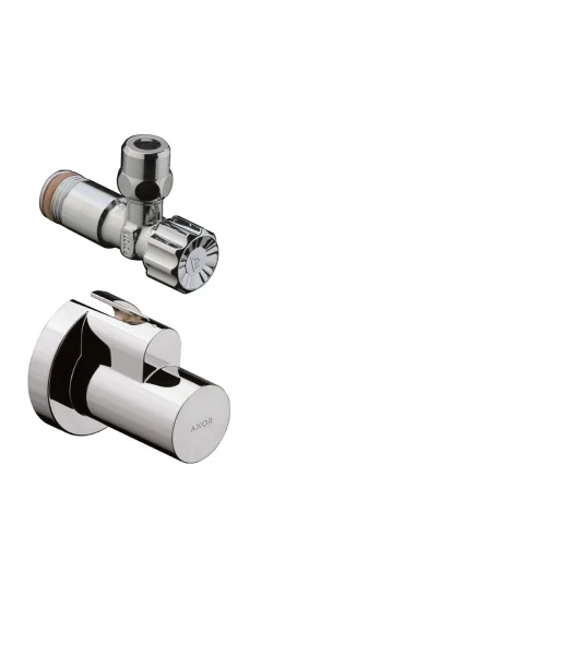 Axor Angle Valve With Cover (single) Chrome