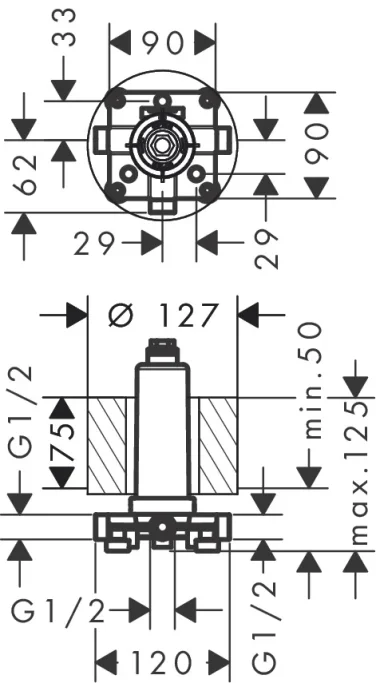 Hansgrohe Rainmaker Select 460 Ohs Basic Set detail view - Image 2