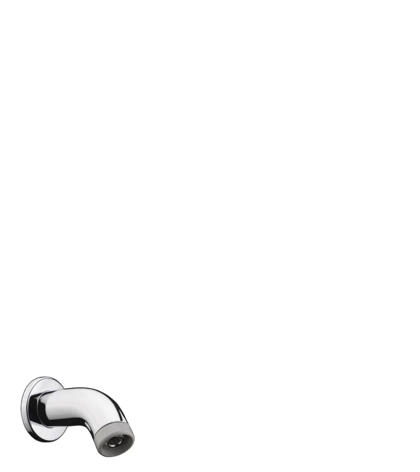Hansgrohe Shower Arm Dn15 100mm Chrome Chrome product image - Image 1