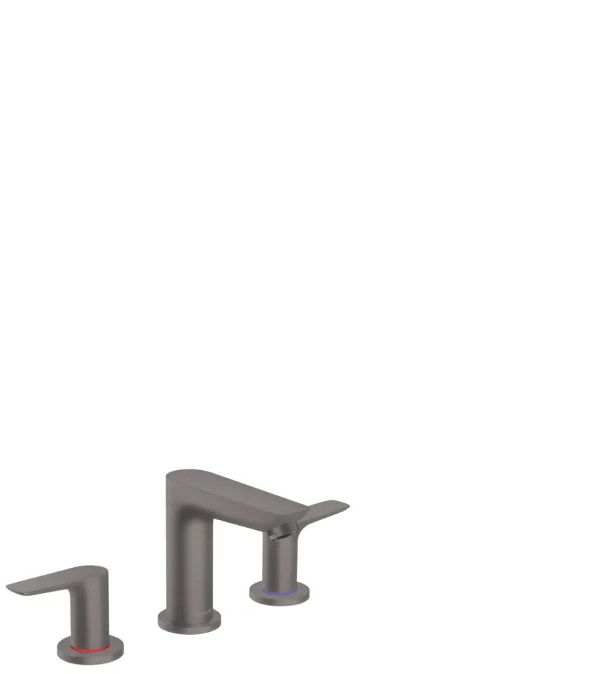Hansgrohe Talis E 3-h.basin Mixer Bbc Brushed Black Chrome product image - Image 1