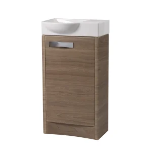Roper Rhodes 450mm Mia Cloakroom Freestanding Unit - Dark Elm