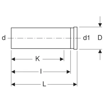 Geberit 367.887.16.1 Straight Connector detail view - Image 2