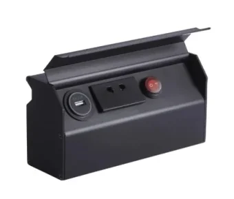 Roper Rhodes 200mm Fitted Charging Station - Black product image - Image 1
