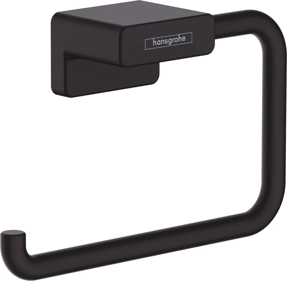 Hansgrohe Addstoris Roll Holder W/o Cover Mb Matt Black product image - Image 1