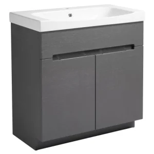 Roper Rhodes 800mm Diverge Freestanding Unit - Charcoal Elm