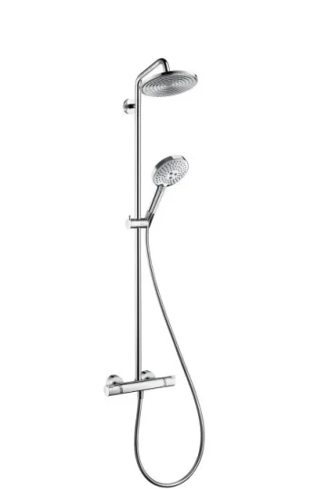 Hansgrohe Raindance Select Showerpipe 240 Chrome detail view - Image 2