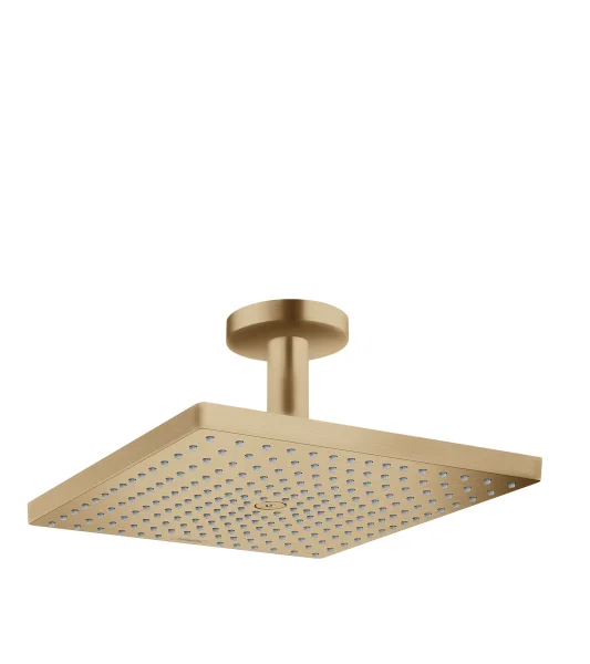 Hansgrohe Raindance E Overhead Shower 300 1jet With Ceiling Connector Brushed Bronze
